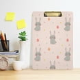 thumbnail image 6 of FMSHPON Rabbit Easter Eggs Clipboard Hardboard Wood Nursing Clip Board and Pull for Standard A4 Letter 13x9 inches, 6 of 8