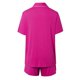 thumbnail image 4 of MKLEKYY Conjunto De Pijama De Mujer Con Pantalones Cortos Y Mangas Cortas, Con Botones, Para Dormir, Suave, Para El Hogar, 4 of 4