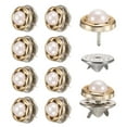 thumbnail image 1 of 10 juegos de botones de broche, botones sin coser de 11.5 mm, broches desmontables para ropa, abrigo (negro), 1 of 7