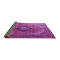 thumbnail image 2 of Ahgly Company Indoor Square Medallion Purple Traditional Area Rugs, 6' Square, 2 of 4
