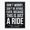 1pcs, variant on Bill Hicks quote Subway style (white text on black) Sticker