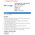 thumbnail image 2 of Front Sway Bar Link - Compatible with 1995 - 2005 Ford Explorer 1996 1997 1998 1999 2000 2001 2002 2003 2004, 2 of 2
