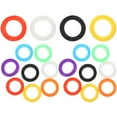 thumbnail image 7 of 24pcs Bright Silicone Key Caps with Elastic Key Tags, Colorful Key Identifier Coding for Easy Key Organization, 7 of 7
