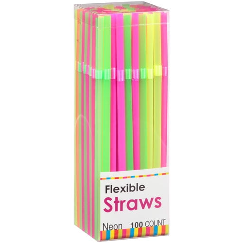 Flexible Straws, 100 ct