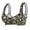 Black, variant on Clearance! Manxivoo Women Bra Women's Flower Print Plus Size Without Ring Vest Style Front Button Underwear Bra