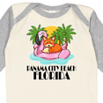 thumbnail image 4 of Inktastic Panama City Beach Vacation Girls Long Sleeve Baby Bodysuit, 4 of 5