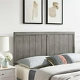 thumbnail image 2 of Pemberly Row Twin Modern Rubberwood and MDF Headboard in Gray, 2 of 9