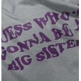 thumbnail image 4 of Guess A Big Sister Older Family Siblings Youth T Shirt Tee Girls Infant Toddler Brisco Brands 18M, 4 of 5