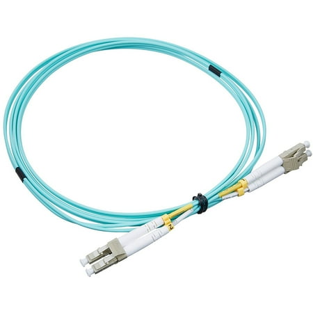 UPC: 0821455037966 | AddOn 2m LC (male) to LC (male) aqua duplex riser-rated fiber patch cable
