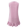 thumbnail image 4 of ZHOGXU Womens Summer Dresses Sleeveless Round Neck Striped Print A Line Elegant Relaxed Fit Dress For Casual Daily Wear,Red,Xxl, 4 of 6