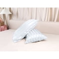 thumbnail image 6 of REGALWOVEN Satin Pillow Cases Set of 2 for Hair and Skin, Cooling Pillow Covers with Envelope Closure White Standard, 6 of 8