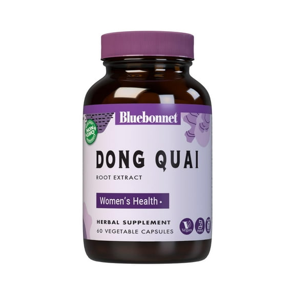 Bluebonnet Nutrition Dong Quai Root Extract Supplement, 60 Count