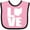 Pink and Black, variant on Inktastic Ohio Love Boys or Girls Baby Bib