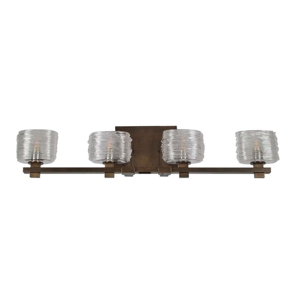 312134VBZ-Kalco Lighting-Clearwater - Four Light Bath Vanity Clearwater - Four Light Bath Vanity