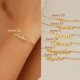 thumbnail image 3 of Pulseras personalizadas con nombre para mujer, brazalete de acero inoxidable con letras, joyería para bebé, regalo no alérgico, 3 of 4