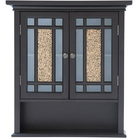 Bronze Traditional Cabinet - Elegant Home Fashions Deshler Wall Cabinet