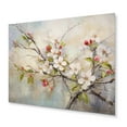 thumbnail image 2 of Designart "Apple Blossom euphony X" Apple Blossom Metal Wall Art, 2 of 5