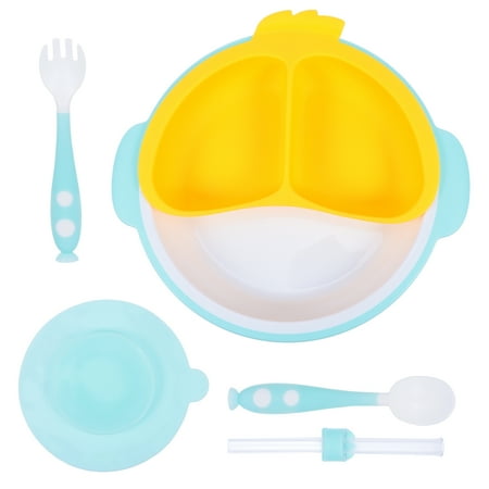 

1 set of Baby Plate Baby Spoon Baby Fork Baby Meal Plate Baby Tableware