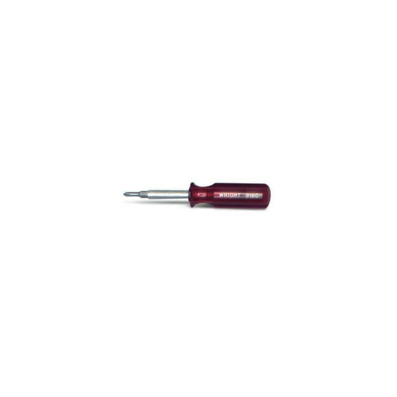 Wright Tool 4-In-1 3-Fluted Screwdriver