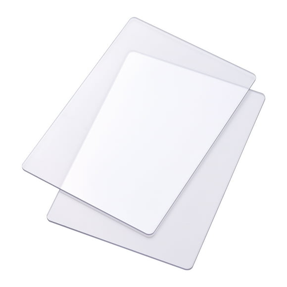 2pcs Transparent Cutting Pad Accessory Durable PC Material Plate 3mm Thickness Replacement Pad for Die Cutting & Embossing Machine Arts & Crafts Scrapbooking Cardmaking, 8.7 * 6.1in