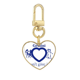 thumbnail image 1 of Constelación de energía Llavero de metal en forma de corazón dorado, 1 of 3