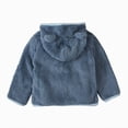 thumbnail image 5 of Staki Baby Girls Coats Toddlers Puffer Jacket Bear Hooded Coats 3-24M(Blue,6-12 Months), 5 of 5