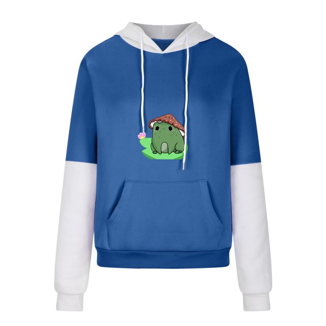 Sudadera para Mujer Sudaderas con Cuello Redondo Moda Casual Estampado Suelto Manga Larga Tops Cortos Blusa Sin Capucha Odeerbi ODB-5