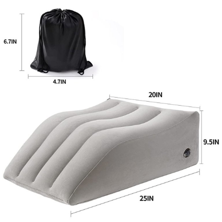 Inflatable Leg Elevation Pillows, Wedge Pillow Leg Positioner