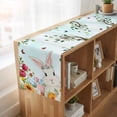thumbnail image 6 of Table Runners 90 Inches Long Dress Scarves, Easter Farmhouse Coffee/Dining/Kitchen Table Runner for Living Room, Spring Watercolor Bunny Eggs Tulip Flower Plant 13x90 Inch, 6 of 9