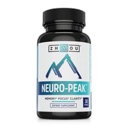 Memory, Focus and Clarity Supplement 30 Ct, Neuro-Peak by Zhou Nutrition
