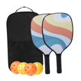 thumbnail image 2 of s Set 2 Rackets 4 Balls and Bag for Indoor and Outdoor Orange, 2 of 8