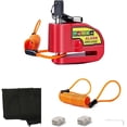 thumbnail image 1 of Disc Brake Lock With 110bd Alarm Motorcycle Anti Theft Security Wheel Disk Lock Red, 1 of 4