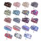 thumbnail image 4 of Qarigey Diadema de ganchillo Estampado floral Geométrico Flexible Banda para el sudor Accesorios para el peinado del cabello Geométrico rosa Type3 NO3, 4 of 6