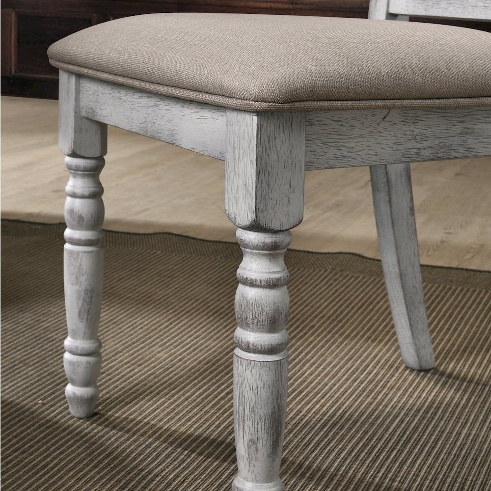 Roundhill Furniture Iris Dining Chair, Set of 2, Brown