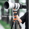 thumbnail image 3 of Trípode K&F Concept Professional de 28 mm con cabeza esférica de metal que gira 360 grados, panorámi, 3 of 9