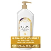 Olay Ultra Rich Moisture Hydrating Body Lotion with Shea Butter, 18 fl oz