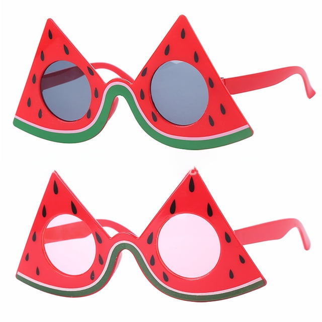 Bonitas gafas de verano con forma de sandía, divertidas gafas de sol decorativas para fiestas, picnics, playas, novias