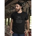 thumbnail image 2 of The Definition Of Hero Men T-Shirt, Male Small, 2 of 4