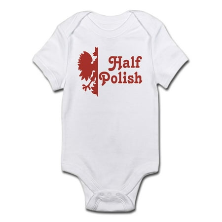 

CafePress - Half Polish Infant Bodysuit - Baby Light Bodysuit