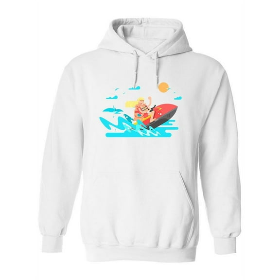 Hydrocycle Couple Trip Hoodie Women -Image by Shutterstock, Female x-Large