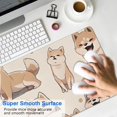 thumbnail image 4 of Long Mouse Pads for Desk,Shiba Inu Desk Mats on Top Of Desks, Desk Mouse Pad Extra Large with 3mm Non-Slip Base and Stitched Edge for Gaming,Office,Work,Home 31.5"x15.7", 4 of 6