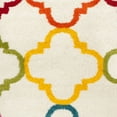 thumbnail image 2 of SAFAVIEH Keeleigh Geometric Quatrefoil Kids Shag Area Rug, Ivory/Multi, 8'6" x 12', 2 of 4