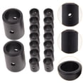 thumbnail image 2 of 16pcs Foosball Black End Caps Foosball Table Rod Plugs Iron Pole Safety Caps, 2 of 9