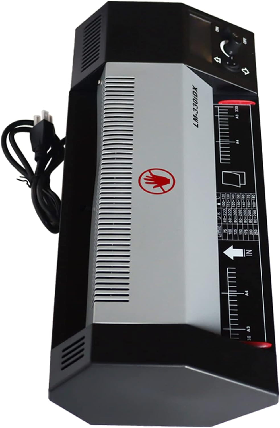 A3 Laminator Hot Cold Laminating Machine 13" Desktop Thermal Laminator 4 Roll Pouch Film Laminating Machine