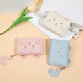 thumbnail image 2 of Cartera pequeña plegable para mujer, bonita cartera con diseño de gato fresco, monedero con dibujos animados para varias tarjetas, cartera para estudiantes, 2 of 5