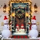 thumbnail image 4 of Herunwer Elastic Christmas Front Door Cover, Holiday Door Banner for Photography Background, Xmas Party Photo Booth and Home Decor, 4 of 6