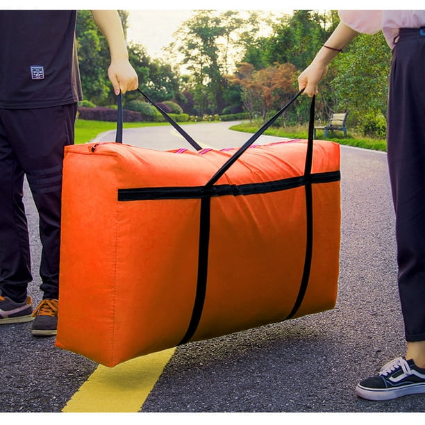 Xinlie Extra Large Moving Bags with Zippers Carrying Handles,125 L