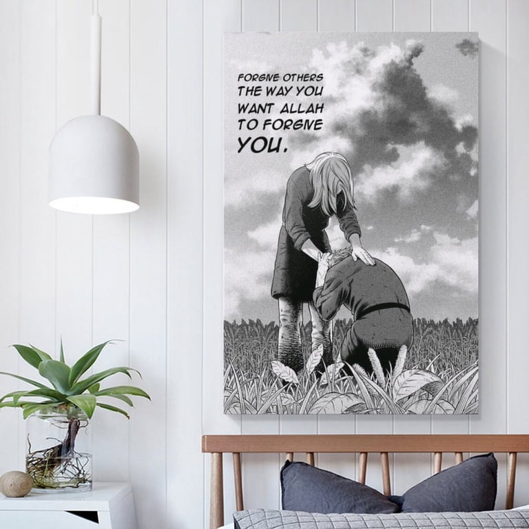 Hild Forgives Thorfinn Vinland Saga Poster Canvas Art Poster and