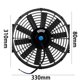 thumbnail image 2 of Ventilador delgado FLhrweasw ventilador de refrigeración de radiador electrónico para aire acondicionado de coche, 2 of 9