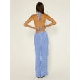 thumbnail image 2 of Michellecmm Women Summer Pants Outfits Stripe Tie-Up Halter Neck Backless Sleeveless Tank Tops Wide-Leg Pants 2 Pieces Clothes Set, 2 of 7